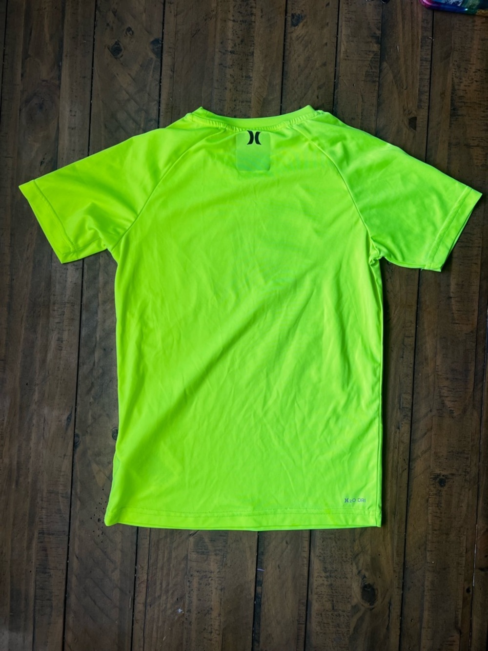 Hurley Neon Yellow-Green Swim/Beach Shirt - Picture 2 of 3